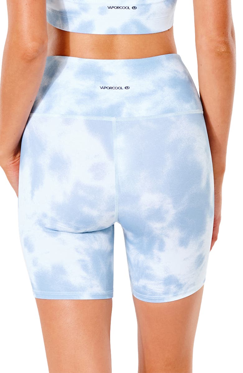 Rip Curl Mid Rise Tie Dye Pocket Bike Shorts, Alternate, color,