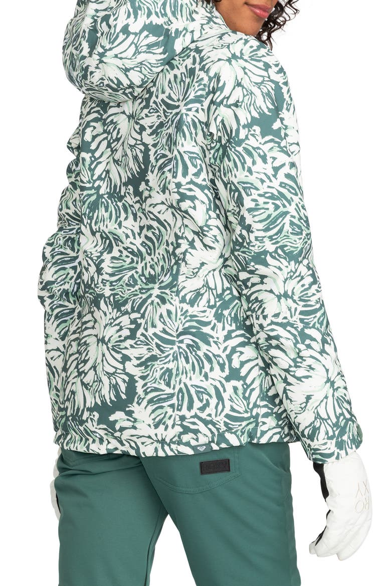 Jetty Waterproof Snow Jacket, Alternate, color, DARK FOREST WILD
