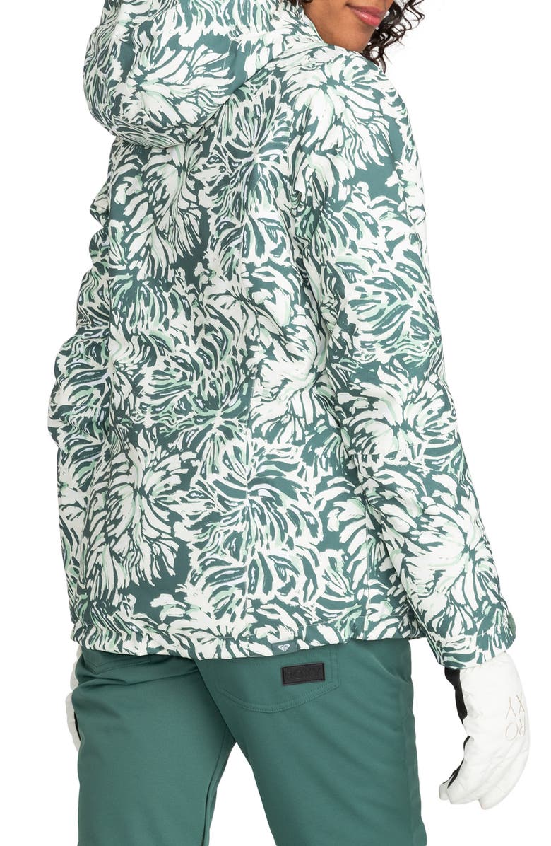 Roxy Jetty Waterproof Snow Jacket, Alternate, color,