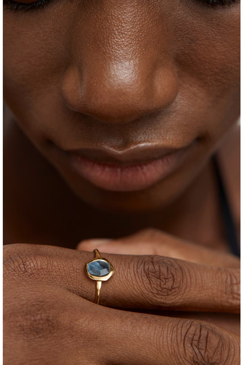 Odyssey Stone Ring, Alternate, color, 18K GOLD VERMEIL / AQUAMARINE