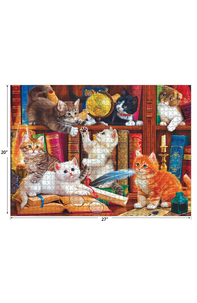 CRA-Z-ART Roseart Library Mischief 1000 Piece Puzzle, Alternate, color, Multicolored