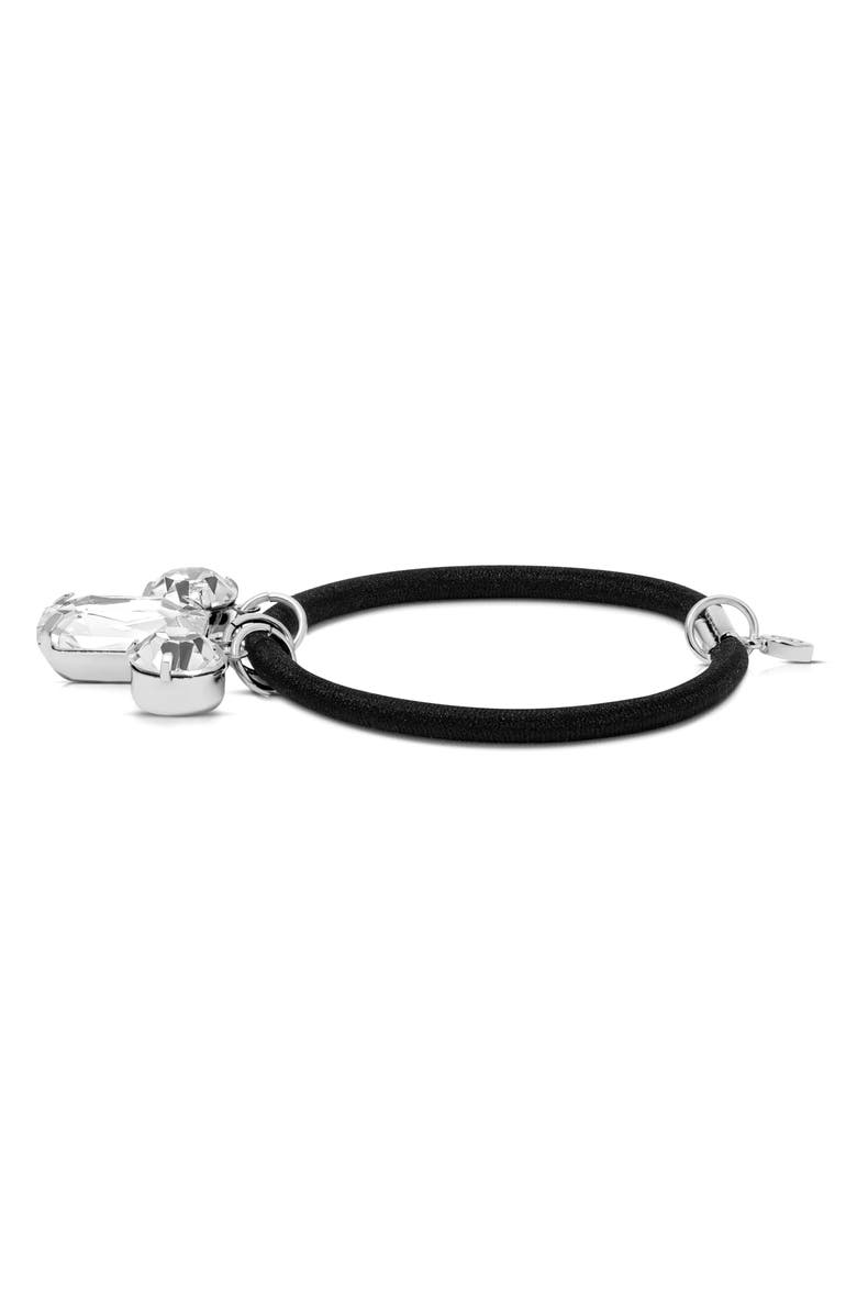 Ettika Crystal Dangle Hair Tie, Alternate, color, 