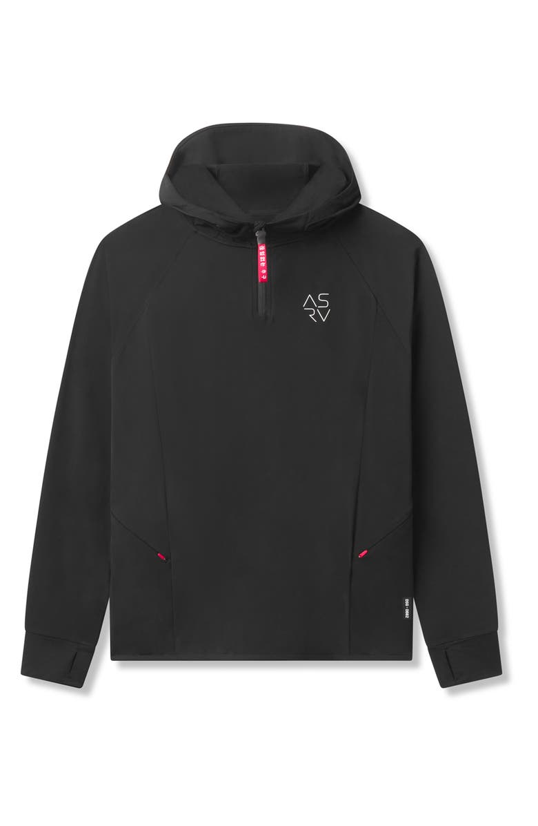 ASRV Thermal Training Quarter Zip Pullover Hoodie, Alternate, color, 