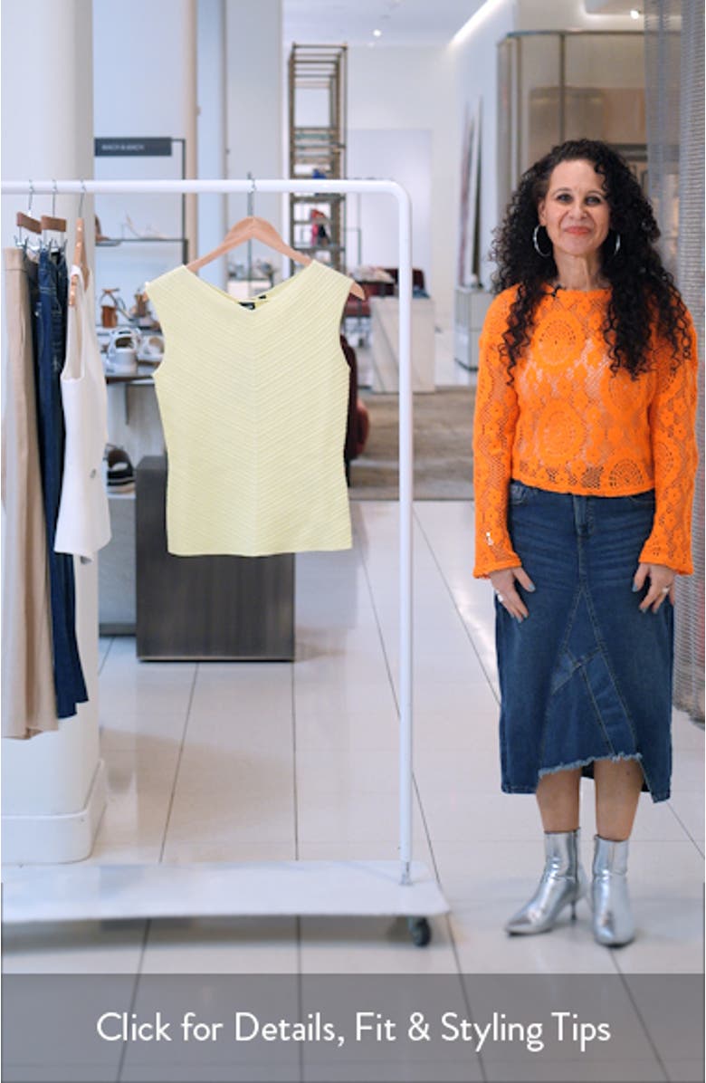 Faitini Rib Sleeveless Sweater, sales video thumbnail