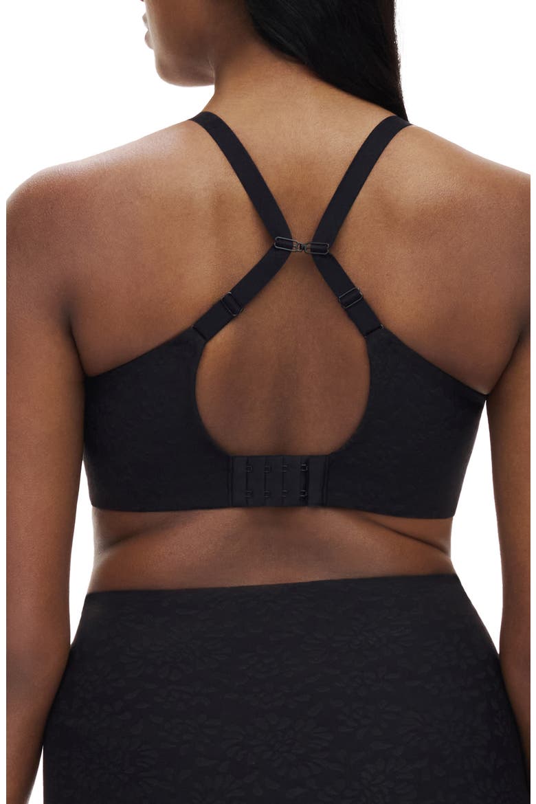 Comfort Chic Back Smoothing T-Shirt Bra, Alternate, color, BLACK
