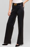 L'AGENCE Scottie High Waist Coated Wide Leg Jeans