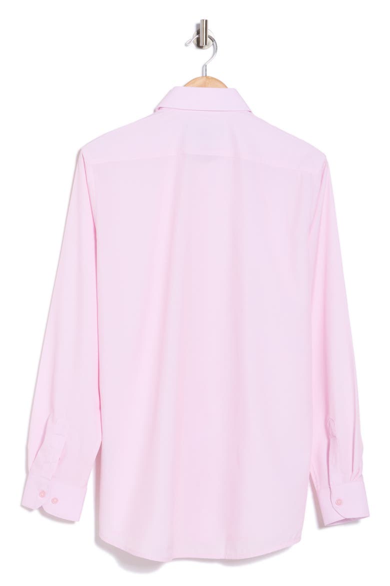 Slim Fit Perfect Stretch Long Sleeve Button Down Shirt, Alternate, color, PINK