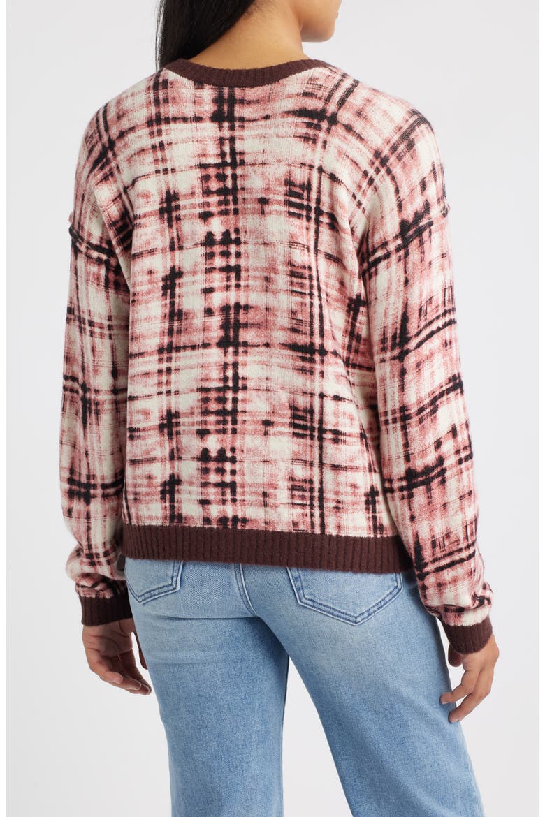 Crewneck Sweater, Alternate, color, MERLOT