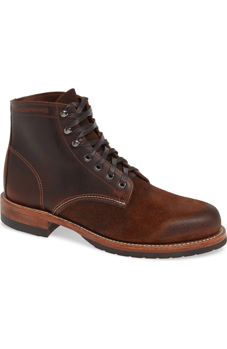 Wolverine 1000 Mile Evans Plain Toe Boot, Main, color,