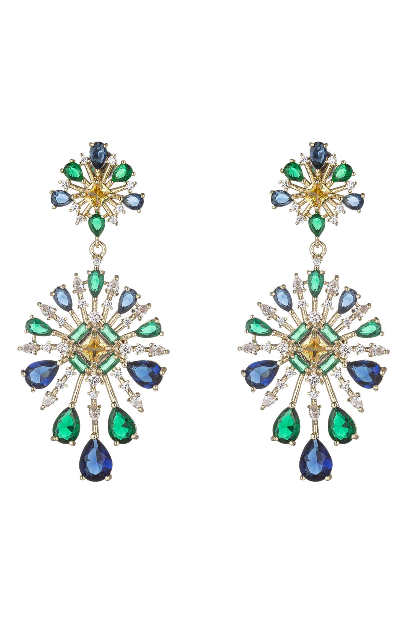 EYE CANDY LOS ANGELES The Luxe Collection Mariana Cubic Zirconia Statement Earrings