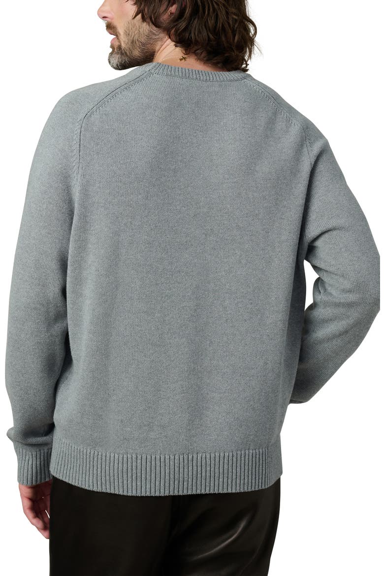 Lloyd Cotton Sweater, Alternate, color, HEATHER GREY