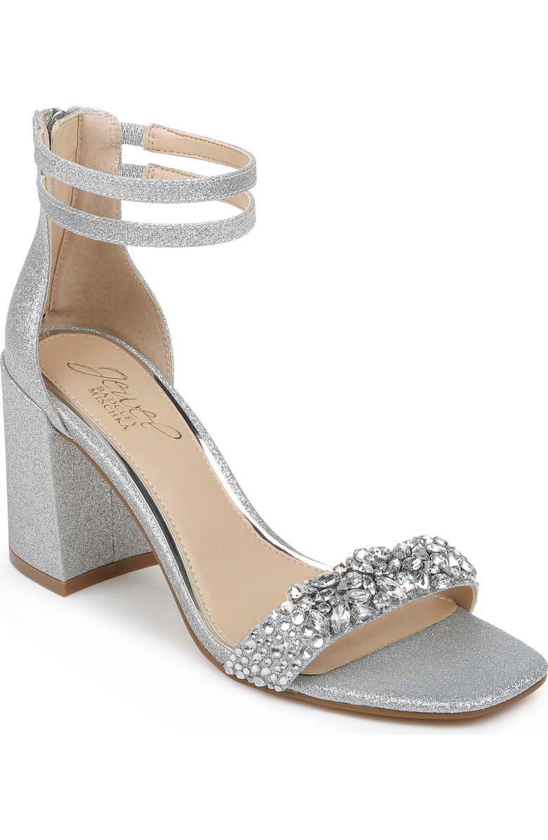 Jewel Badgley Mischka Natala Ankle Strap Sandal, Main, color,