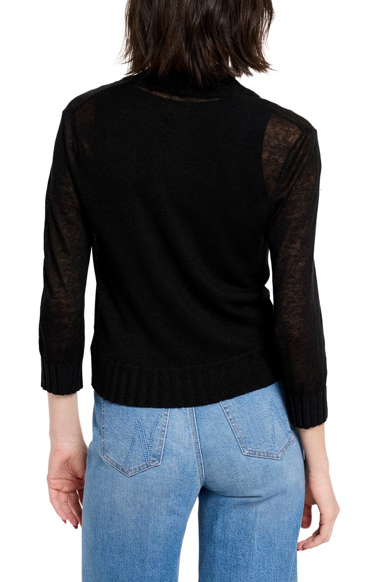 NIC+ZOE Linen Blend Bolero Cardigan, Alternate, color,