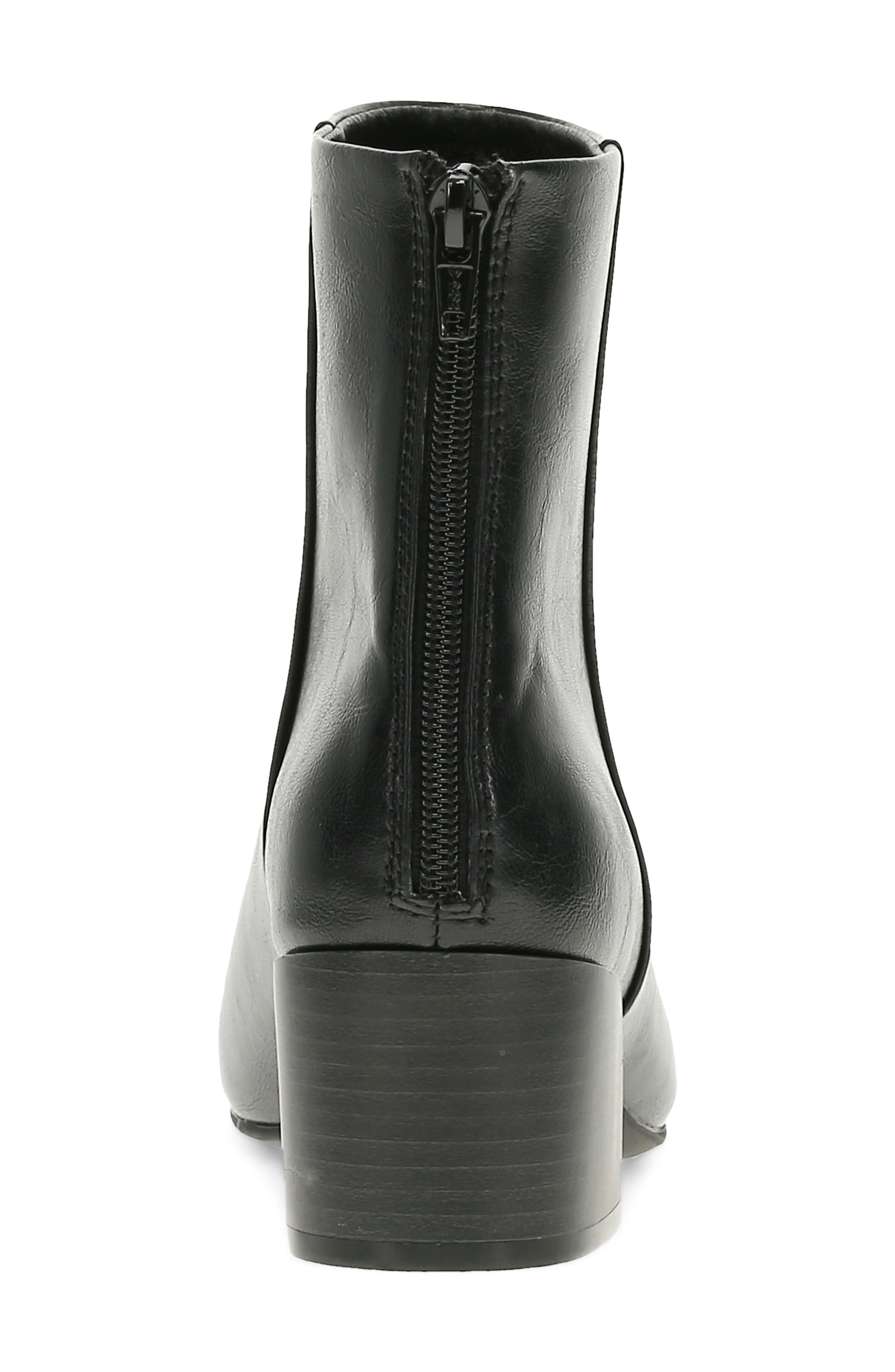 Emilie Block Heel Bootie, Alternate, color, BLACK