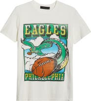Junk Food Eagles Sky Cotton Graphic T-Shirt