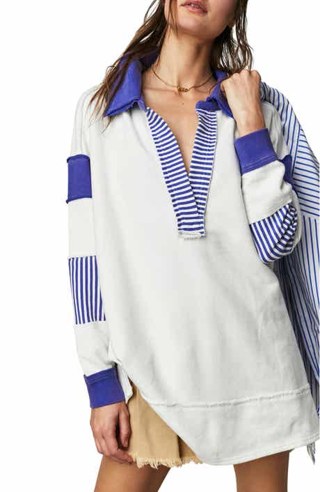 Free People Prep Oversized Polo