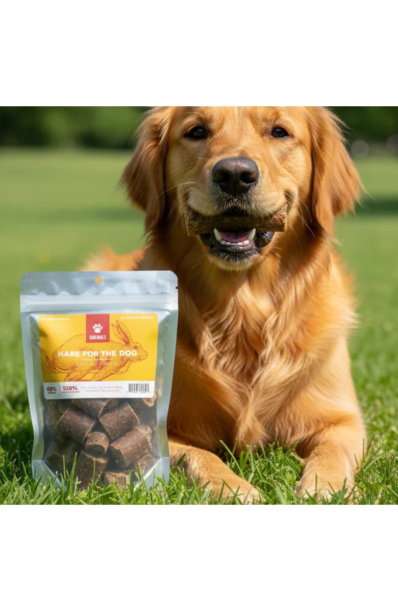 Scout & Zoe's Hare For The Dog Rabbit Jerky, Pet Treats, Snack & Reward, Alternate, color, Multicolored