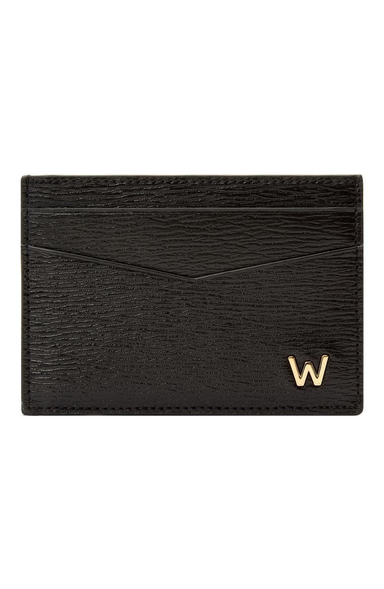 WOLF W Cardholder, Main, color, Black