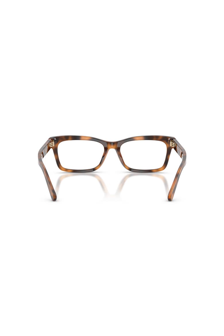 53mm Rectangle optical glasses, Alternate, color, Tortoise