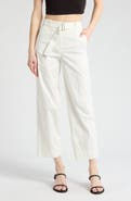 Simkhai Jenny Belted Wide Leg Crop Pants