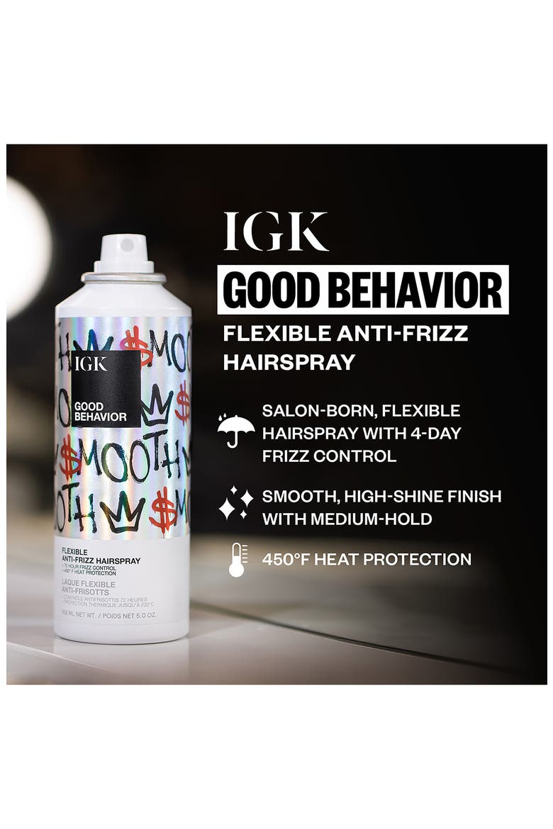 Good Behavior Flexible Anti-Frizz Hairspray, Alternate, color, NO COLOR