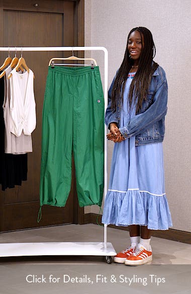 パンツ FILA X HAILEY Crinkle Pant Fila X Hailey Crinkle Elastic Waistband Pants | Fila