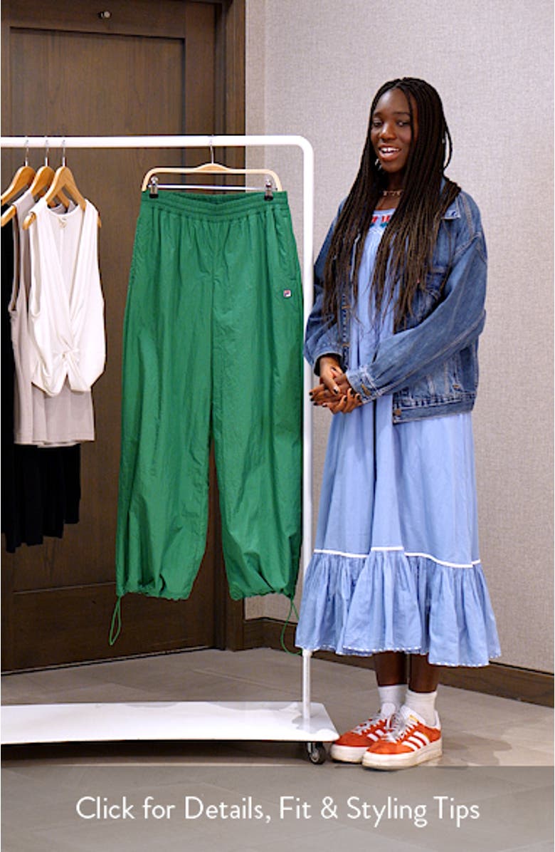 x Hailey Oversize Crinkle Pants, sales video thumbnail