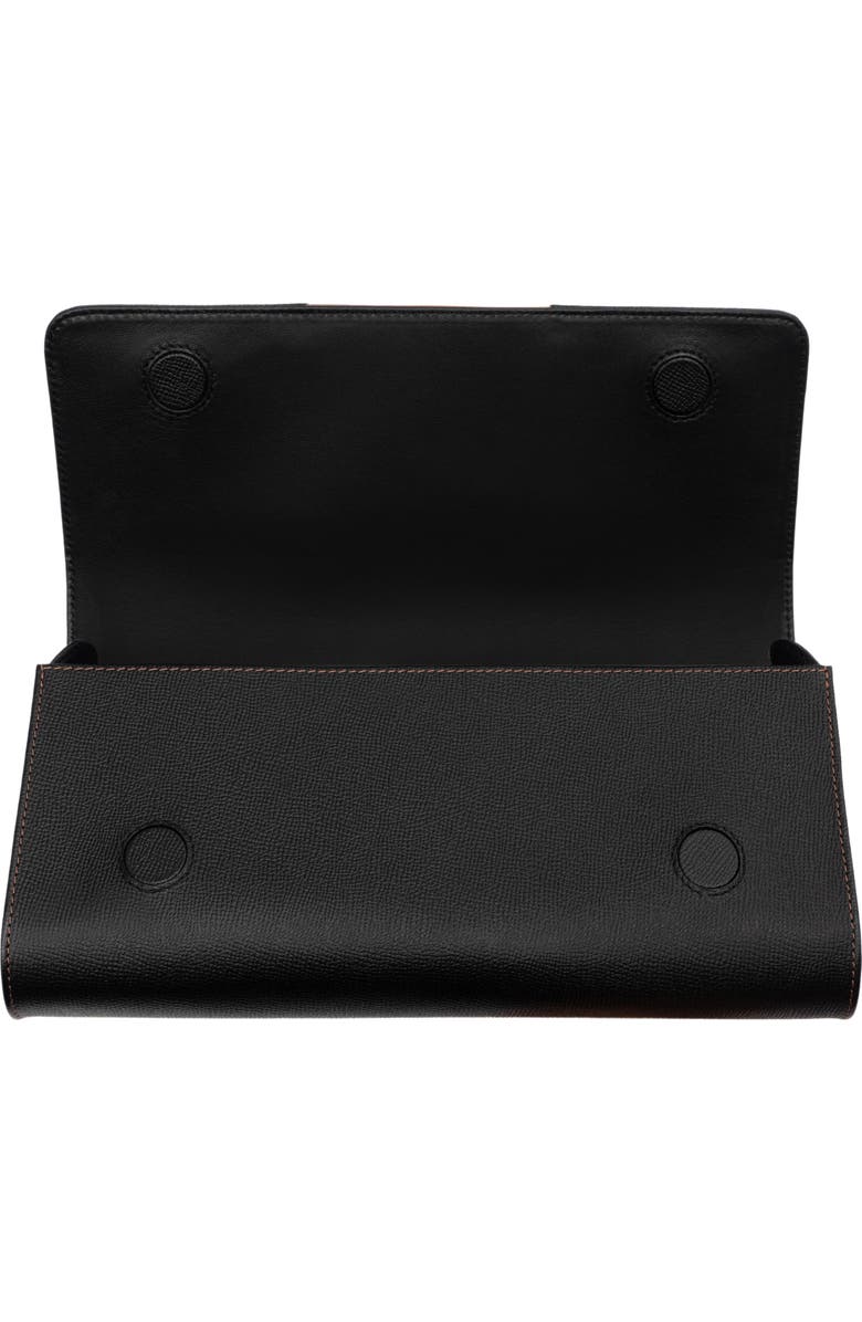 PERRIN PARIS La Parisienne Clutch, Alternate, color, Black | Caramel