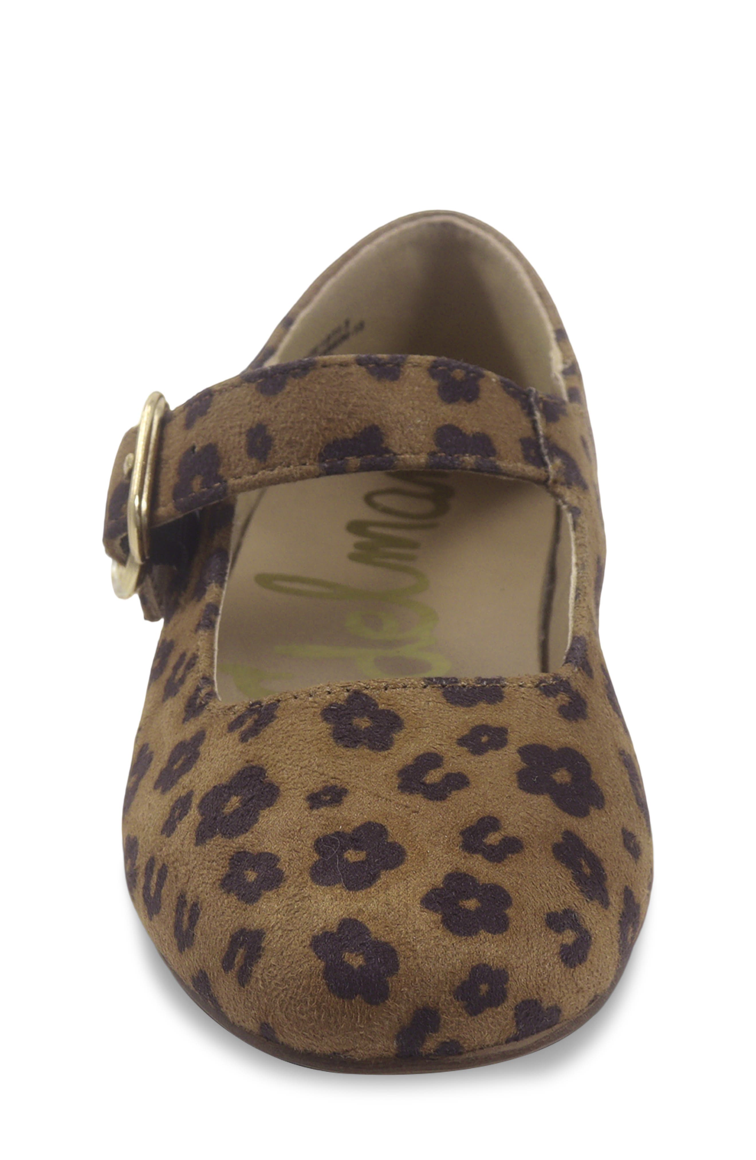 Kids' Maeve Michaela Mary Jane Flat, Alternate, color, LEOPARD