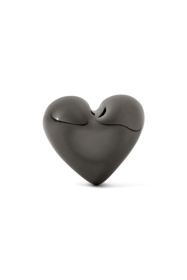 Puffy Heart Ring, Main, color, HEMATITE