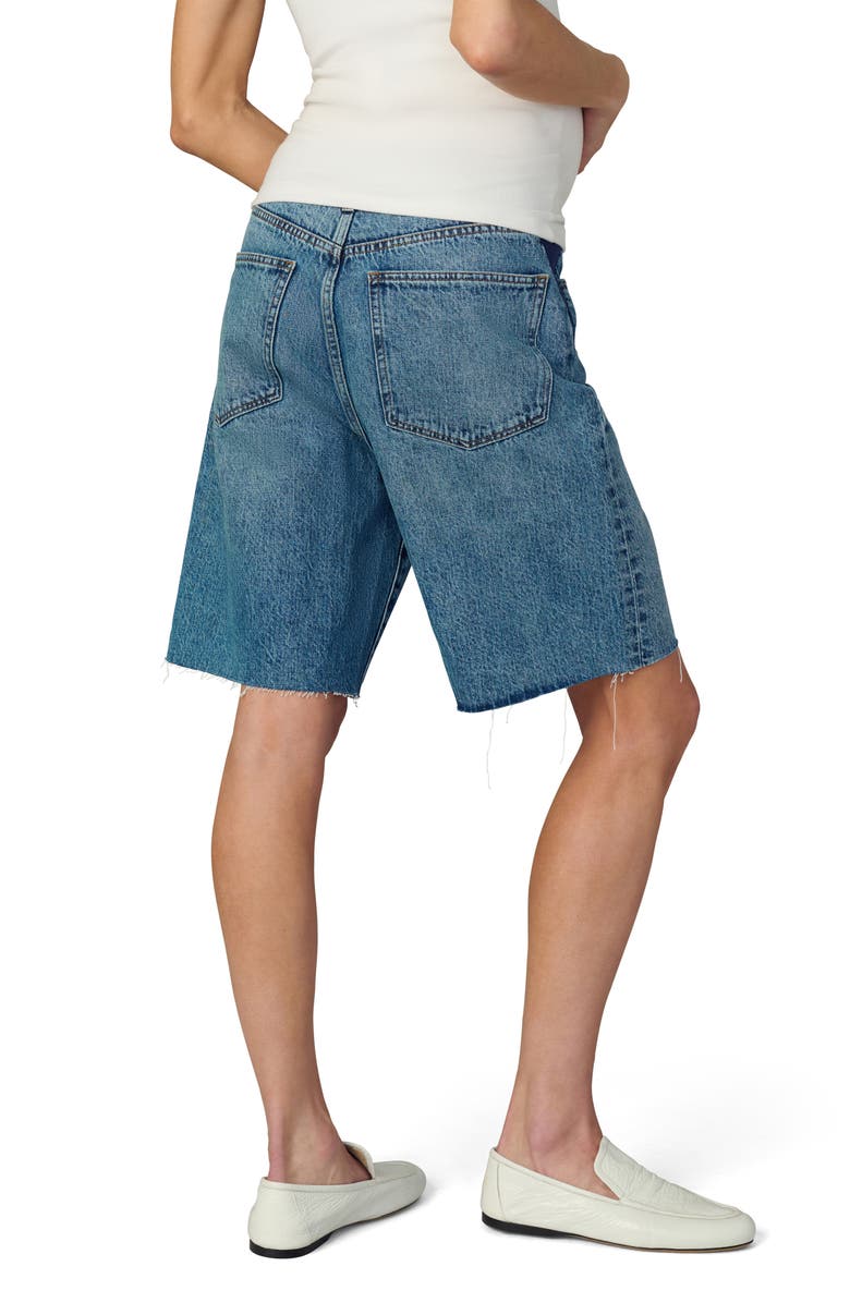 Joe's The Ryan Raw Hem Low Slung Baggy Bermuda Maternity Shorts, Alternate, color,