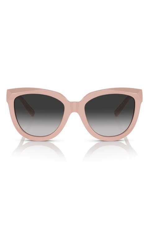 53mm Gradient Cat Eye Sunglasses