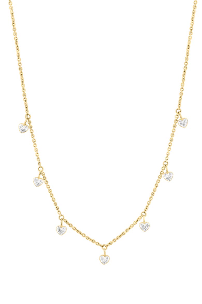 Lab-Grown Diamond Shaker Necklace, Main, color, GOLD