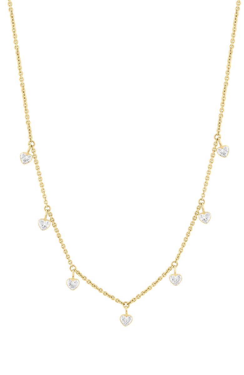 EFFY Lab-Grown Diamond Shaker Necklace, Main, color, Gold
