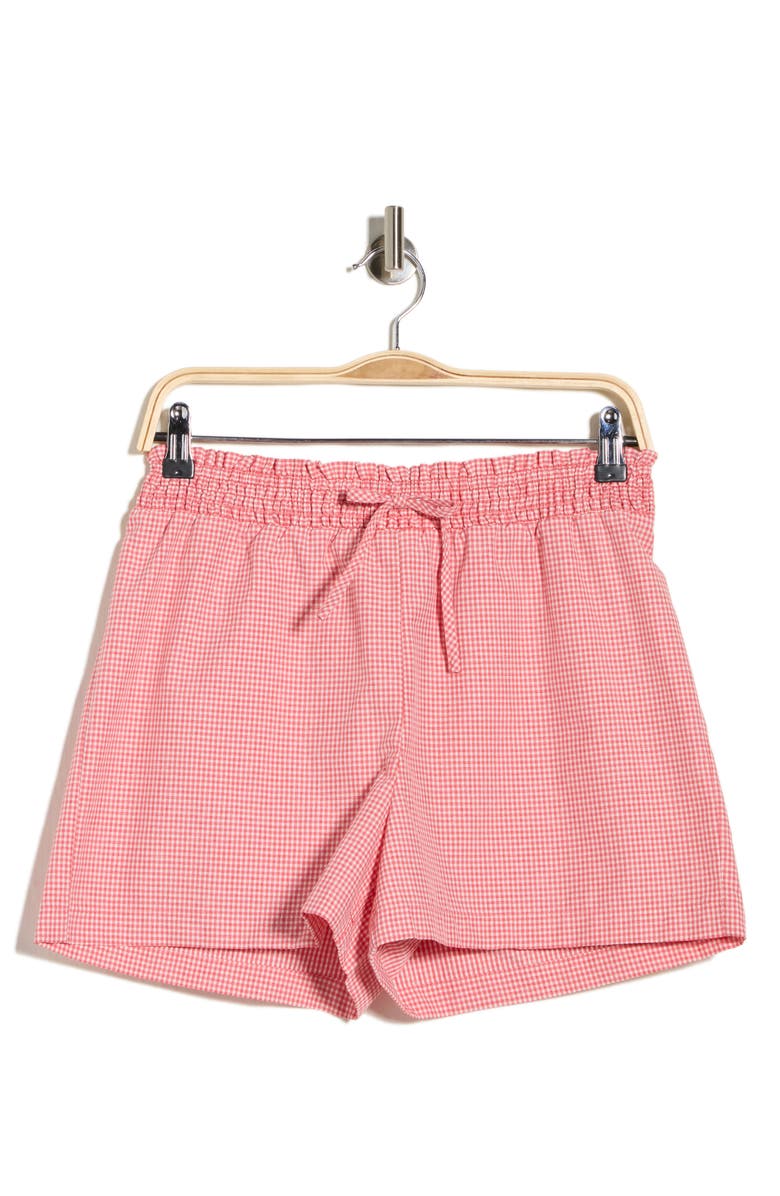 DR2 by Daniel Rainn Gingham Matching Shorts, Main, color, Red