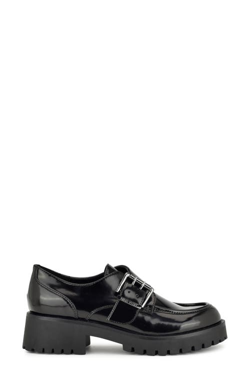 Nine West Araise Monk Strap Platform Loafer In Black