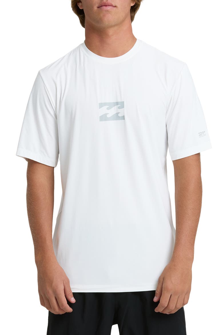 All Day Wave Graphic UPF 50+ Surf T-Shirt, Main, color, WHITE