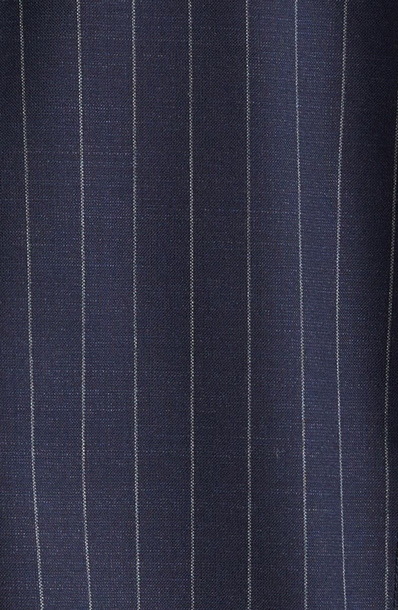 Brunello Cucinelli Pinstripe Virgin Wool Jacket, Alternate, color, 