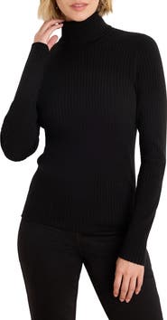 NIC+ZOE Rib Turtleneck Sweater