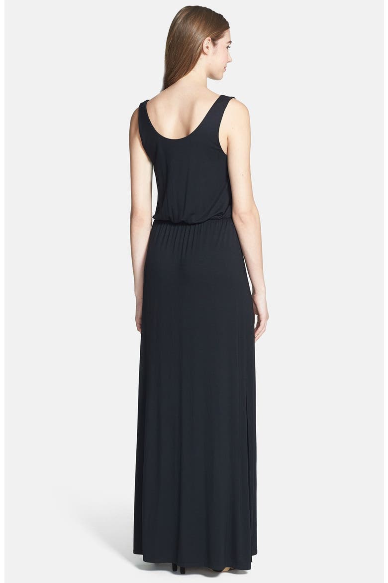Jersey Tank Maxi Dress (Nordstrom Exclusive), Alternate, color, BLACK