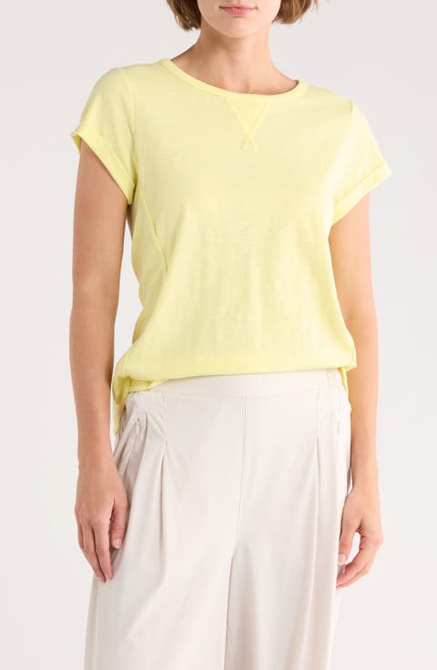 Roll Cap Sleeve T-Shirt