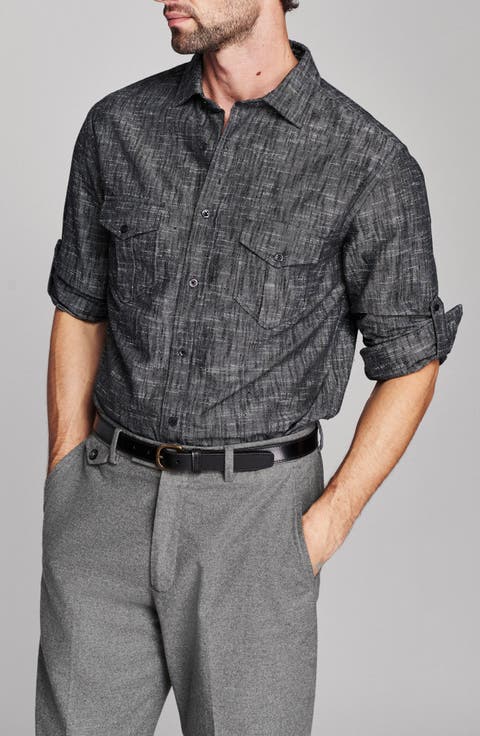 Scout Slub Cotton Button-Up Shirt