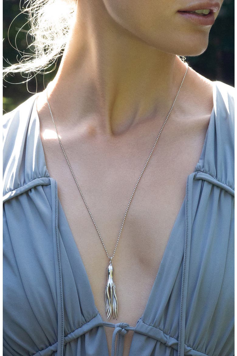 Intuition Pendant Necklace, Alternate, color, STERLING SILVER