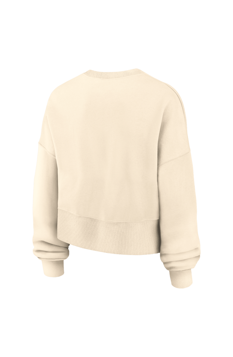 Nike Women's Nike Natural Seattle Seahawks Oversized High Hip Legacy Arch Phoenix Fleece Sweatshirt, Alternate, color, Natural