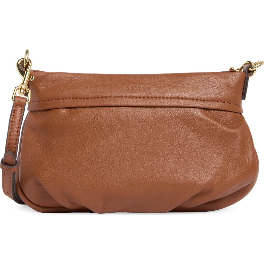 Aimee Low Key Luxe Crossbody Bag In Brown