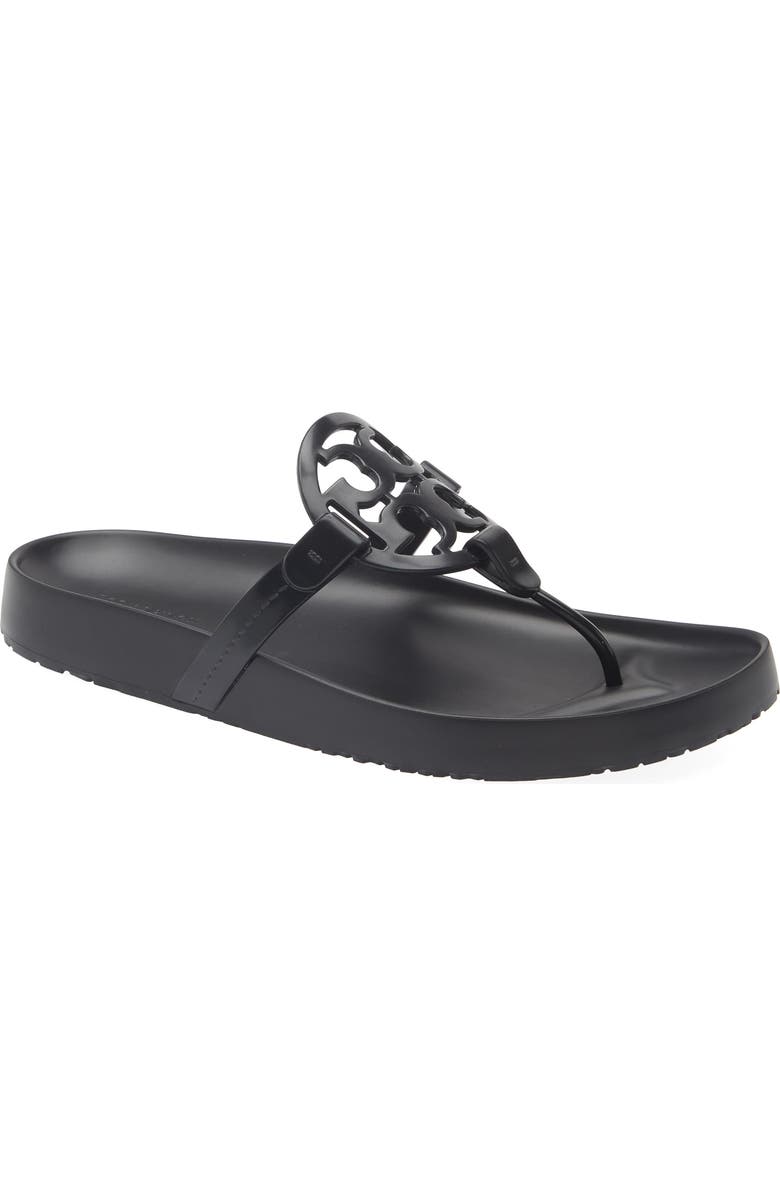 Tory Burch Miller Cloud Lite Flip Flop, Main, color, Perfect Black