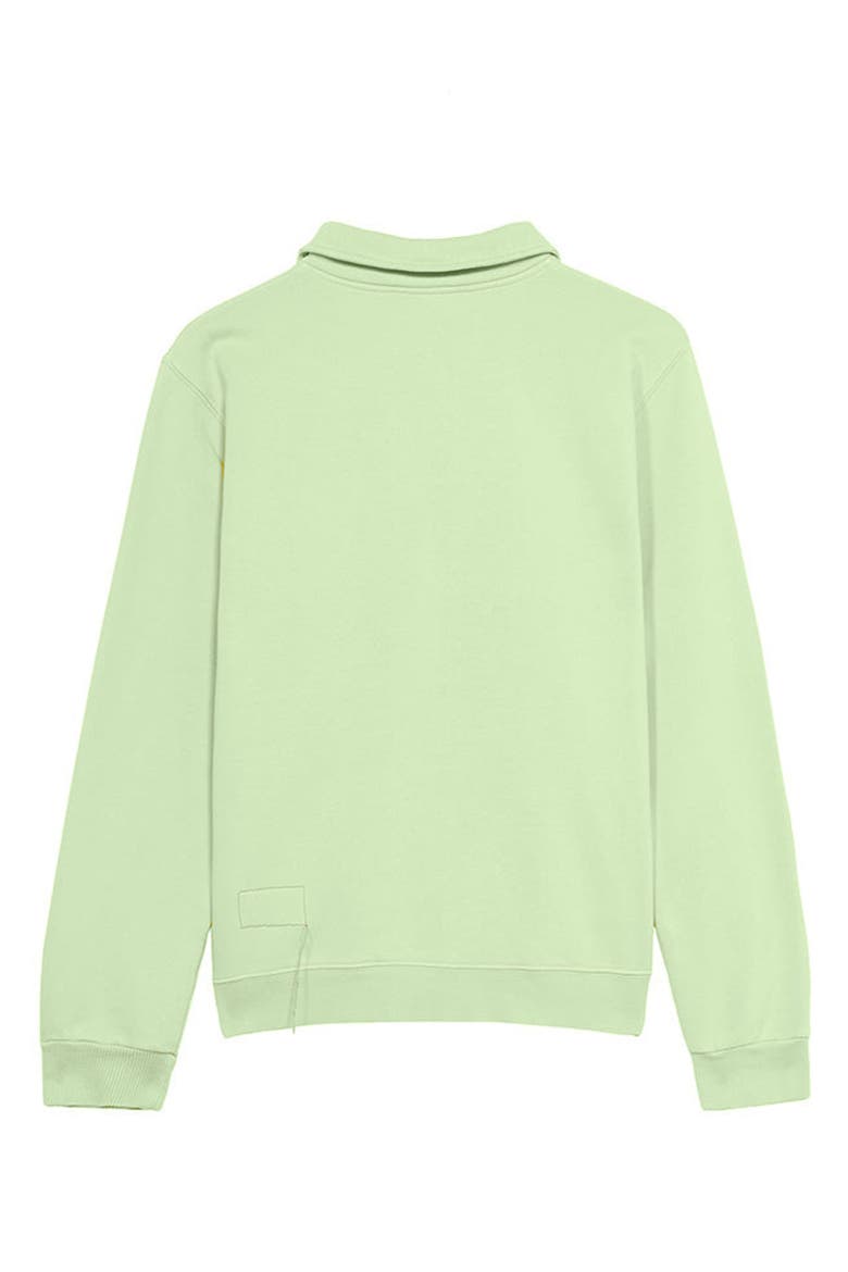 Zip-Up Sweatshirt with Pocket, Alternate, color, Light Green