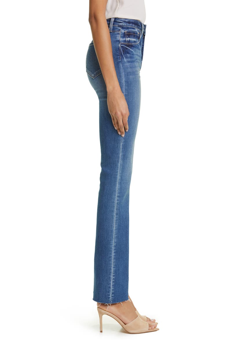 Ruth Raw Hem Straight Leg Jeans, Alternate, color, CAMBRIDGE