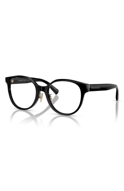Tiffany & Co . 52mm Round Optical Glasses In Black