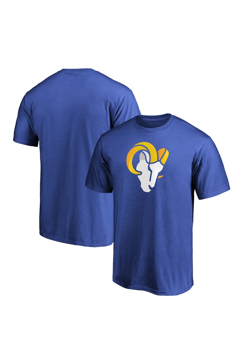 Men's Fanatics Branded Royal Los Angeles Rams Primary Logo Team T-Shirt, Alternate, color, ROYAL